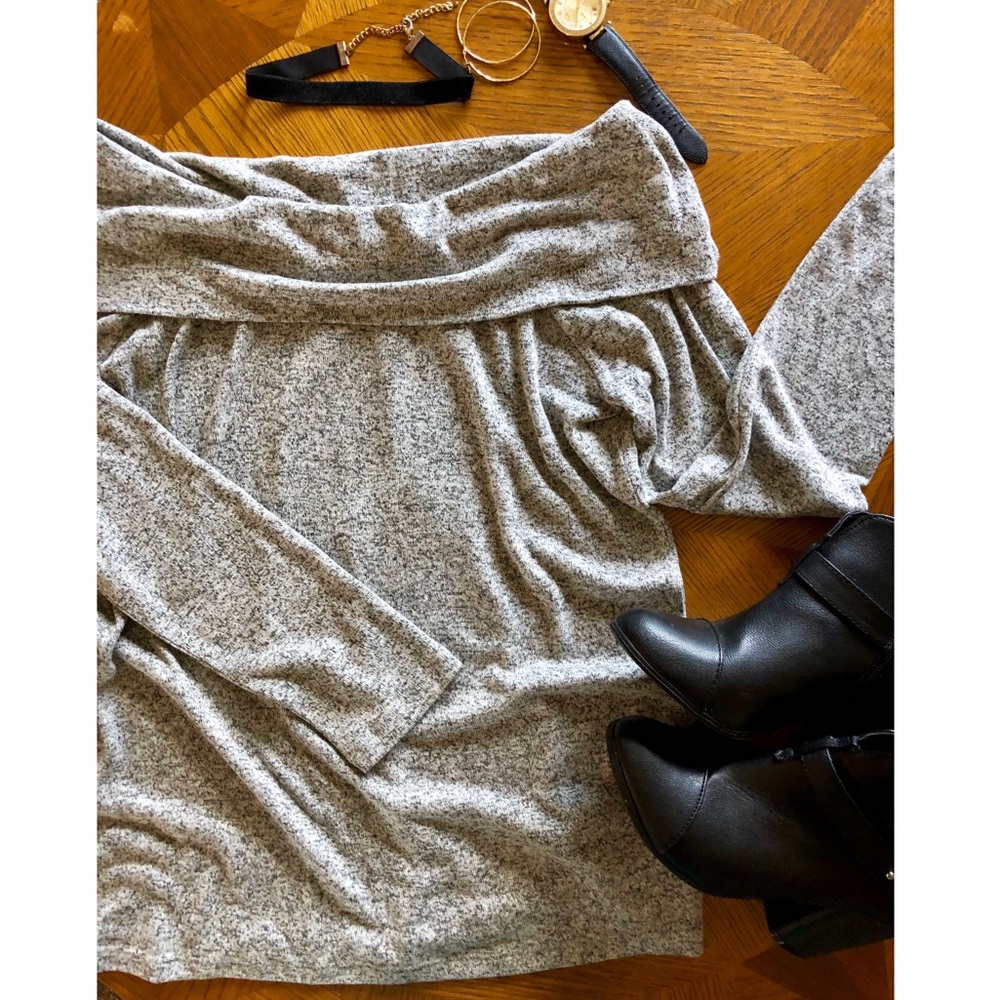 Never worn!!! NWOT. Off the Shoulder Sweater